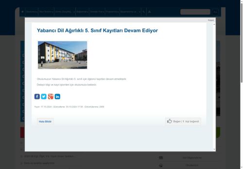 İSTANBUL / PENDİK - Orhan Sinan Hamzaoğlu İmam Hatip Ortaokulu