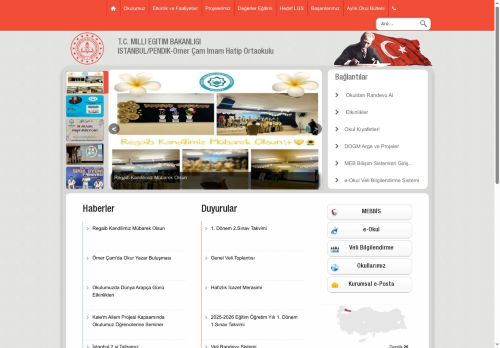 İSTANBUL / PENDİK - Ömer Çam İmam Hatip Ortaokulu