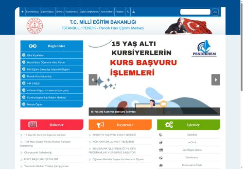 İSTANBUL / PENDİK - Pendik Halk Eğitimi Merkezi