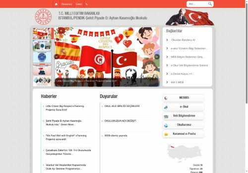 İSTANBUL / PENDİK - Şehit Piyade Er Ayhan Kasımoğlu İlkokulu