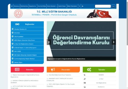 İSTANBUL / PENDİK - Prof.Dr.Erol Güngör Ortaokulu