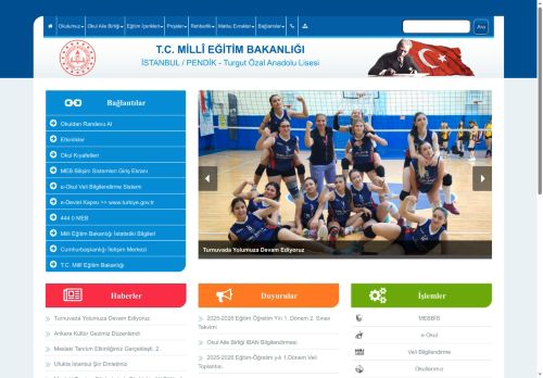 İSTANBUL / PENDİK - Turgut Özal Anadolu Lisesi