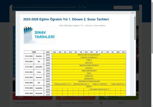 İSTANBUL / SANCAKTEPE - Sancaktepe Eyüp Sultan Mesleki ve Teknik Anadolu Lisesi