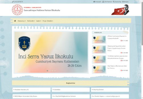 İSTANBUL / SANCAKTEPE - Sancaktepe Halime Hatun İlkokulu