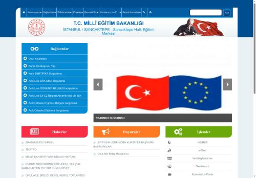 İSTANBUL / SANCAKTEPE - Sancaktepe Halk Eğitimi Merkezi