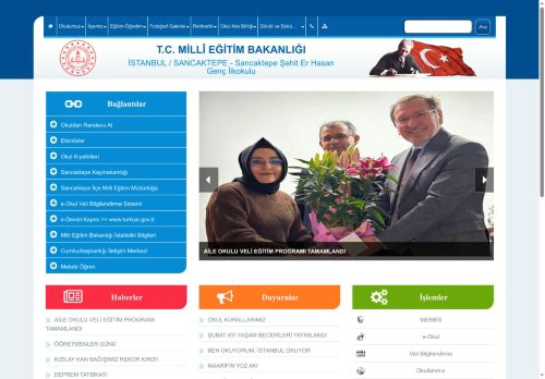 İSTANBUL / SANCAKTEPE - Sancaktepe Şehit Er Hasan Genç İlkokulu