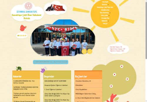 İSTANBUL / SANCAKTEPE - Sancaktepe Şehit Ömer Halisdemir İlkokulu