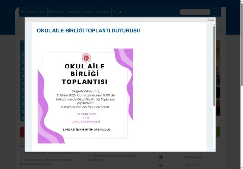 İSTANBUL / SANCAKTEPE - Sarıgazi İmam Hatip Ortaokulu