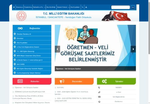 Yenidoğan Fatih Ortaokulu - İSTANBUL / SANCAKTEPE
