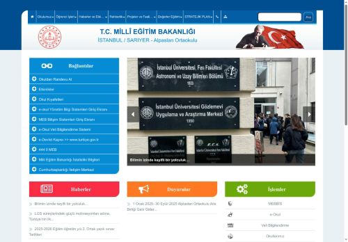 İSTANBUL / SARIYER - Alpaslan Ortaokulu