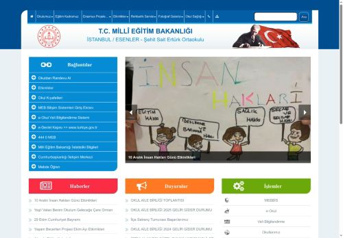 İSTANBUL / ESENLER - Şehit Sait Ertürk Ortaokulu