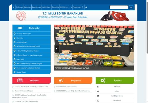 İSTANBUL / ESENYURT - Ertuğrul Gazi Ortaokulu