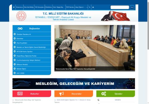 İSTANBUL / ESENYURT - Esenyurt Ali Kuşçu Mesleki ve Teknik Anadolu Lisesi