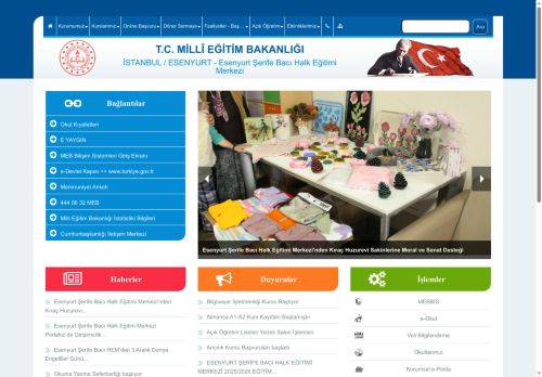 İSTANBUL / ESENYURT - Esenyurt Şerife Bacı Halk Eğitimi Merkezi