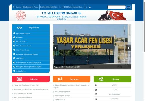 İSTANBUL / ESENYURT - Esenyurt Zübeyde Hanım Ortaokulu