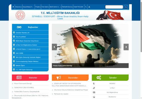 İSTANBUL / ESENYURT - Mimar Sinan Anadolu İmam Hatip Lisesi