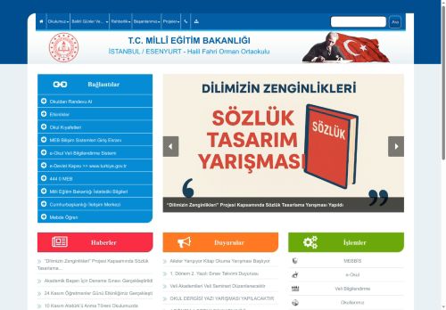 İSTANBUL / ESENYURT - Halil Fahri Orman Ortaokulu