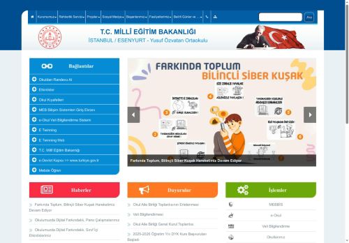 İSTANBUL / ESENYURT - Yusuf Özvatan Ortaokulu