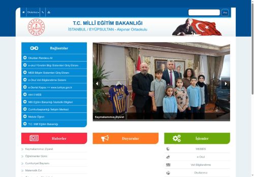 İSTANBUL / EYÜPSULTAN - Akpınar Ortaokulu