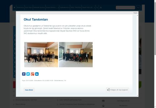 İSTANBUL / EYÜPSULTAN - Eyüpsultan Hacı Osman Torun Anadolu İmam Hatip Lisesi