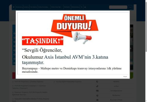 İSTANBUL / EYÜPSULTAN - Eyüpsultan Halk Eğitimi Merkezi