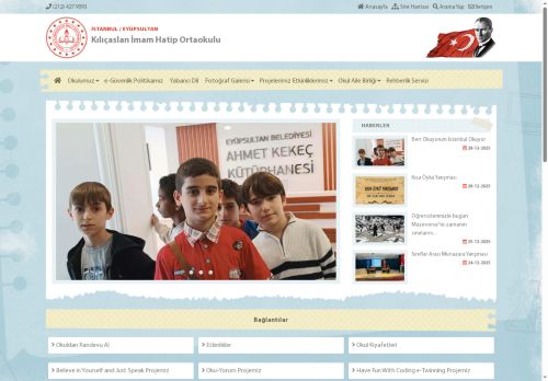 İSTANBUL / EYÜPSULTAN - Kılıçaslan İmam Hatip Ortaokulu