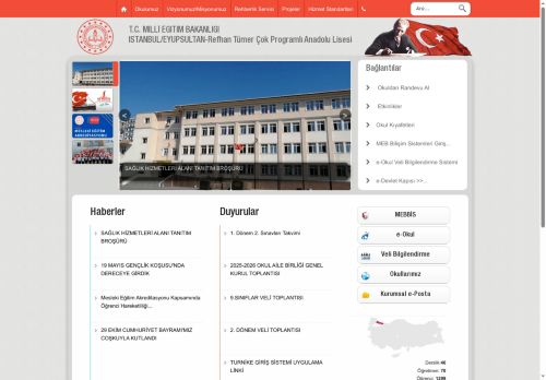 İSTANBUL / EYÜPSULTAN - Refhan Tümer Çok Programlı Anadolu Lisesi