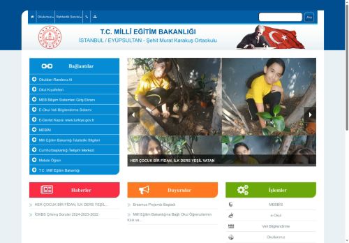 İSTANBUL / EYÜPSULTAN - Şehit Murat Karakuş Ortaokulu