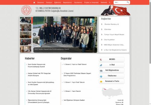 İSTANBUL / FATİH - Cağaloğlu Anadolu Lisesi