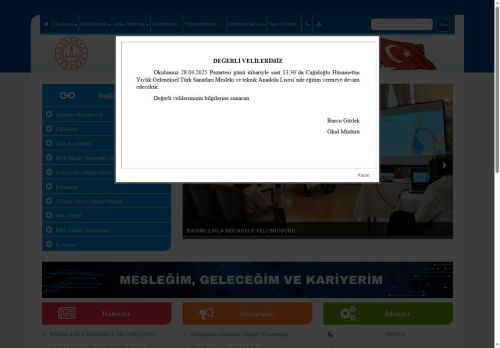 İSTANBUL / FATİH - Cağaloğlu Kız Mesleki ve Teknik Anadolu Lisesi