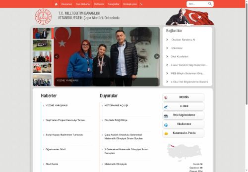 İSTANBUL / FATİH - Çapa Atatürk Ortaokulu