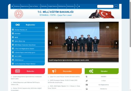 İSTANBUL / FATİH - Çapa Fen Lisesi