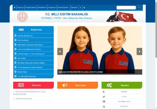 İSTANBUL / FATİH - Hacı Süleyman Bey İlkokulu