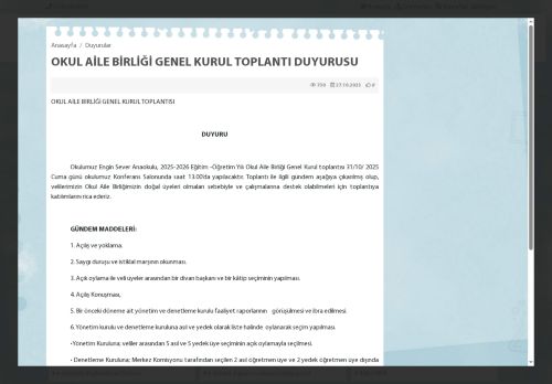 İSTANBUL / FATİH - Engin Sever Anaokulu