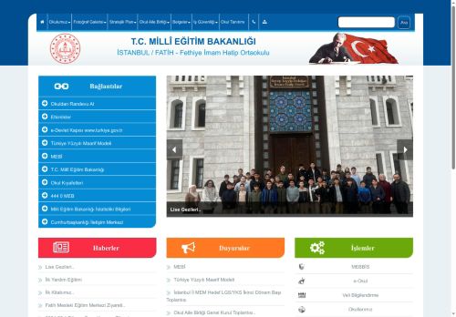 İSTANBUL / FATİH - Fethiye İmam Hatip Ortaokulu