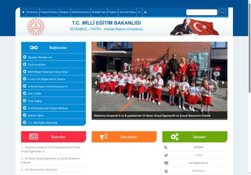 İSTANBUL / FATİH - Hattat Rakım Ortaokulu