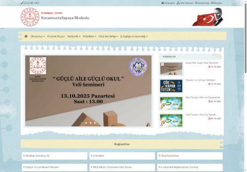 İSTANBUL / FATİH - Kocamustafapaşa İlkokulu