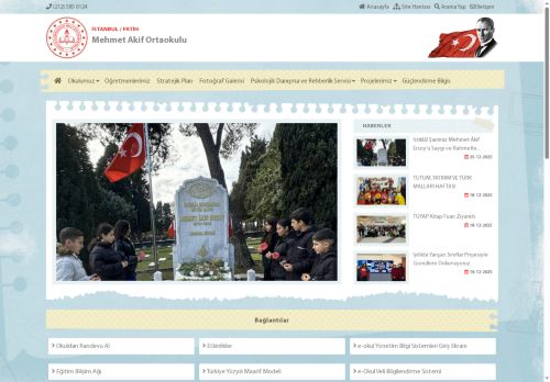 İSTANBUL / FATİH - Mehmet Akif Ortaokulu