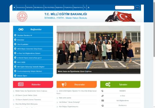 İSTANBUL / FATİH - Melek Hatun İlkokulu