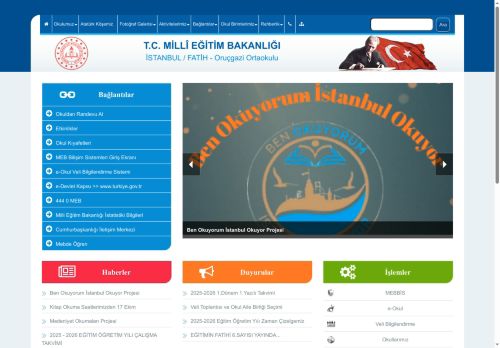 İSTANBUL / FATİH - Oruçgazi Ortaokulu