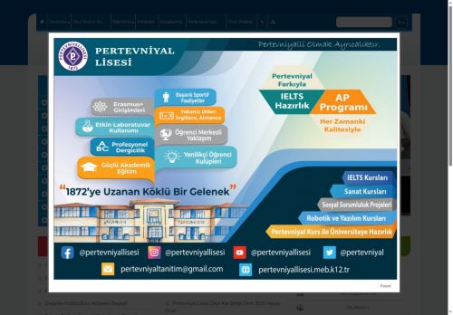 İSTANBUL / FATİH - Pertevniyal Lisesi