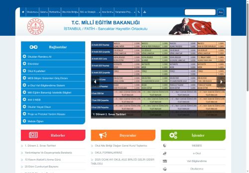 İSTANBUL / FATİH - Sancaktar Hayrettin Ortaokulu