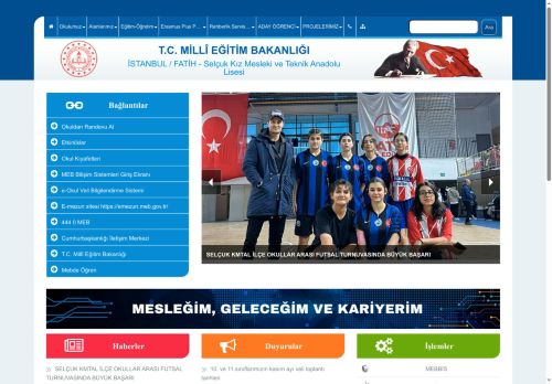İSTANBUL / FATİH - Selçuk Kız Mesleki ve Teknik Anadolu Lisesi