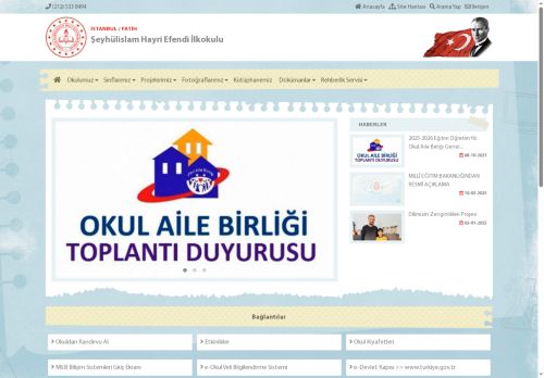 İSTANBUL / FATİH - Şeyhülislam Hayri Efendi İlkokulu