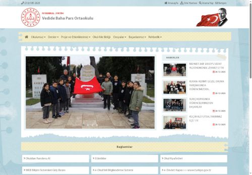 İSTANBUL / FATİH - Vedide Baha Pars Ortaokulu