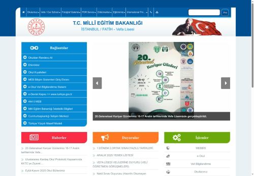 İSTANBUL / FATİH - Vefa Lisesi