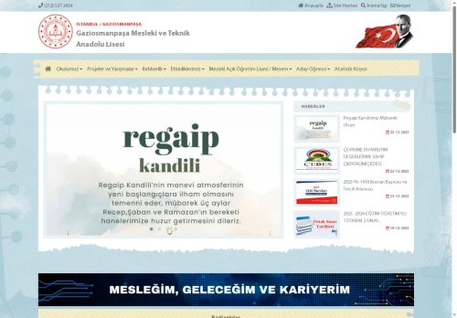 İSTANBUL / GAZİOSMANPAŞA - Gaziosmanpaşa Mesleki ve Teknik Anadolu Lisesi