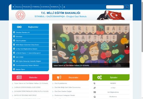 İSTANBUL / GAZİOSMANPAŞA - Ertuğrul Gazi İlkokulu