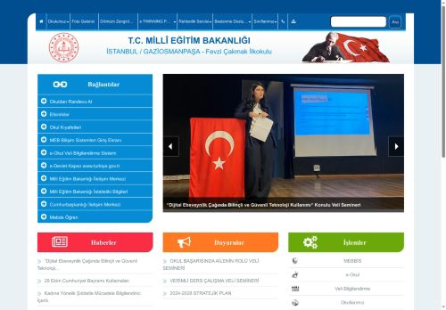 İSTANBUL / GAZİOSMANPAŞA - Fevzi Çakmak İlkokulu