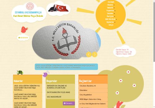 İSTANBUL / GAZİOSMANPAŞA - Gazi Ahmet Muhtar Paşa İlkokulu